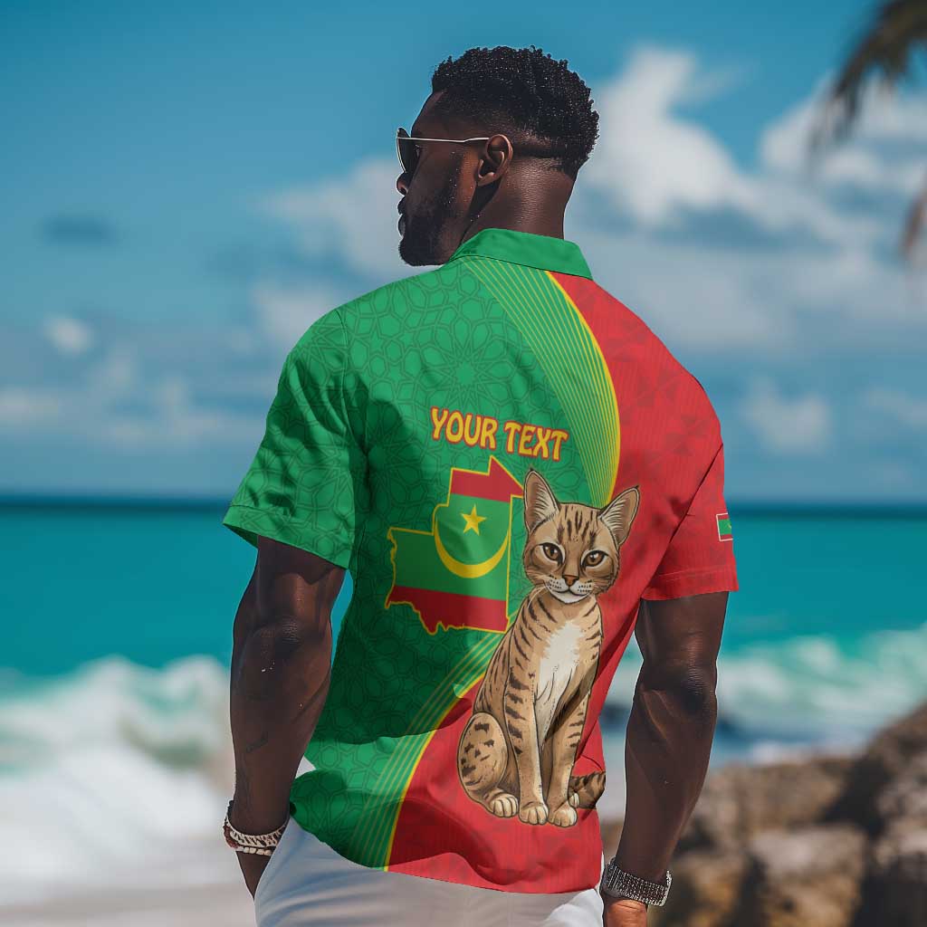 Personalized Mauritania Hawaiian Shirt Felis Lybica - Islamic Mix African Pattern LT15