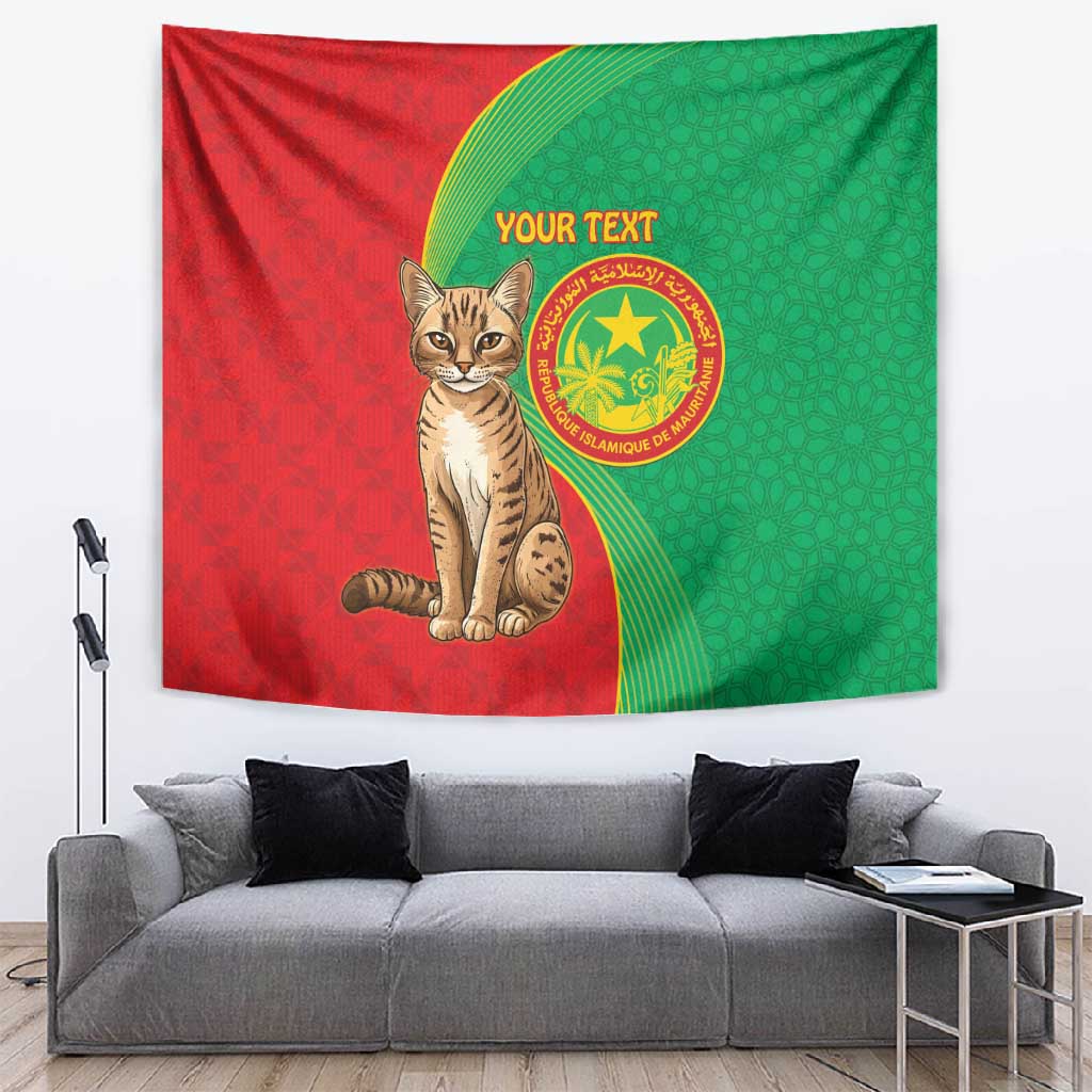 Personalized Mauritania Tapestry Felis Lybica - Islamic Mix African Pattern LT15