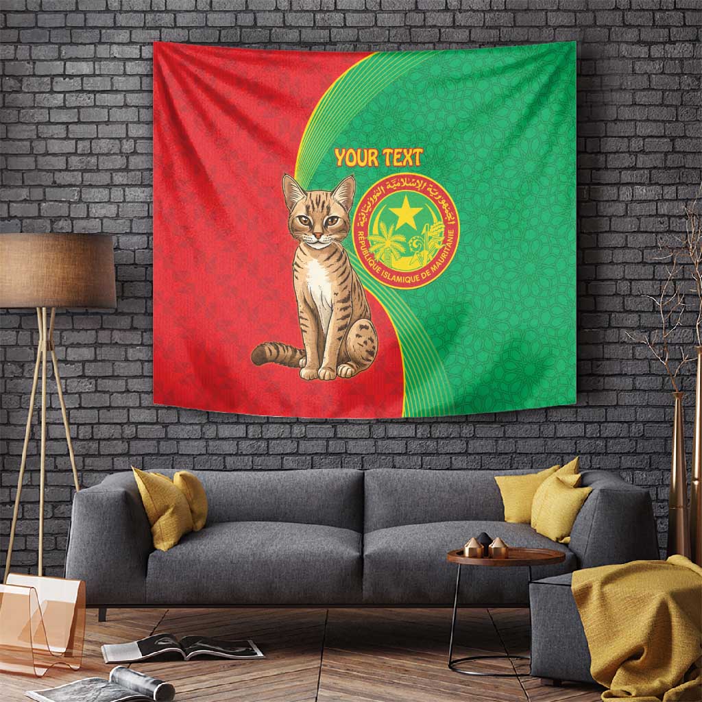 Personalized Mauritania Tapestry Felis Lybica - Islamic Mix African Pattern LT15