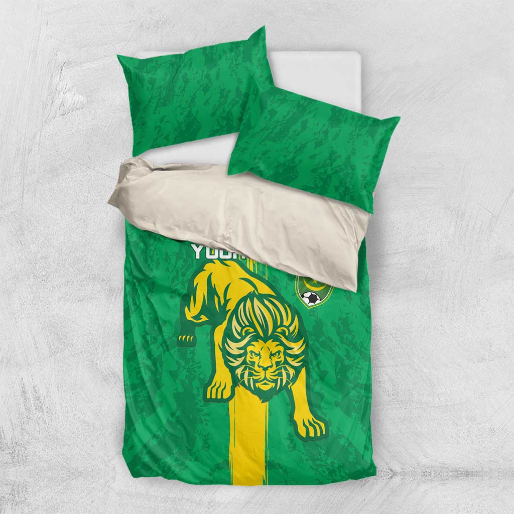 Custom Mauritania Football Bedding Set Go Lions of Chinguetti LT15