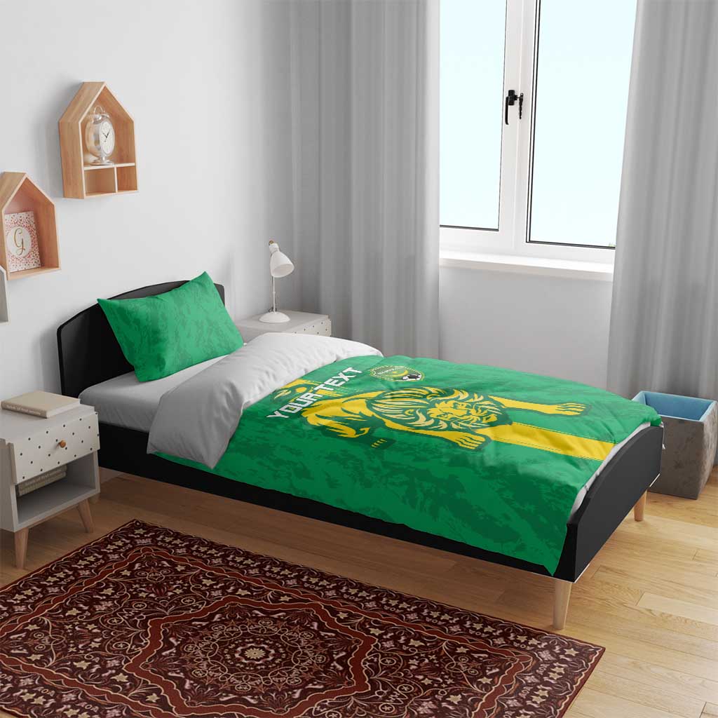 Custom Mauritania Football Bedding Set Go Lions of Chinguetti LT15