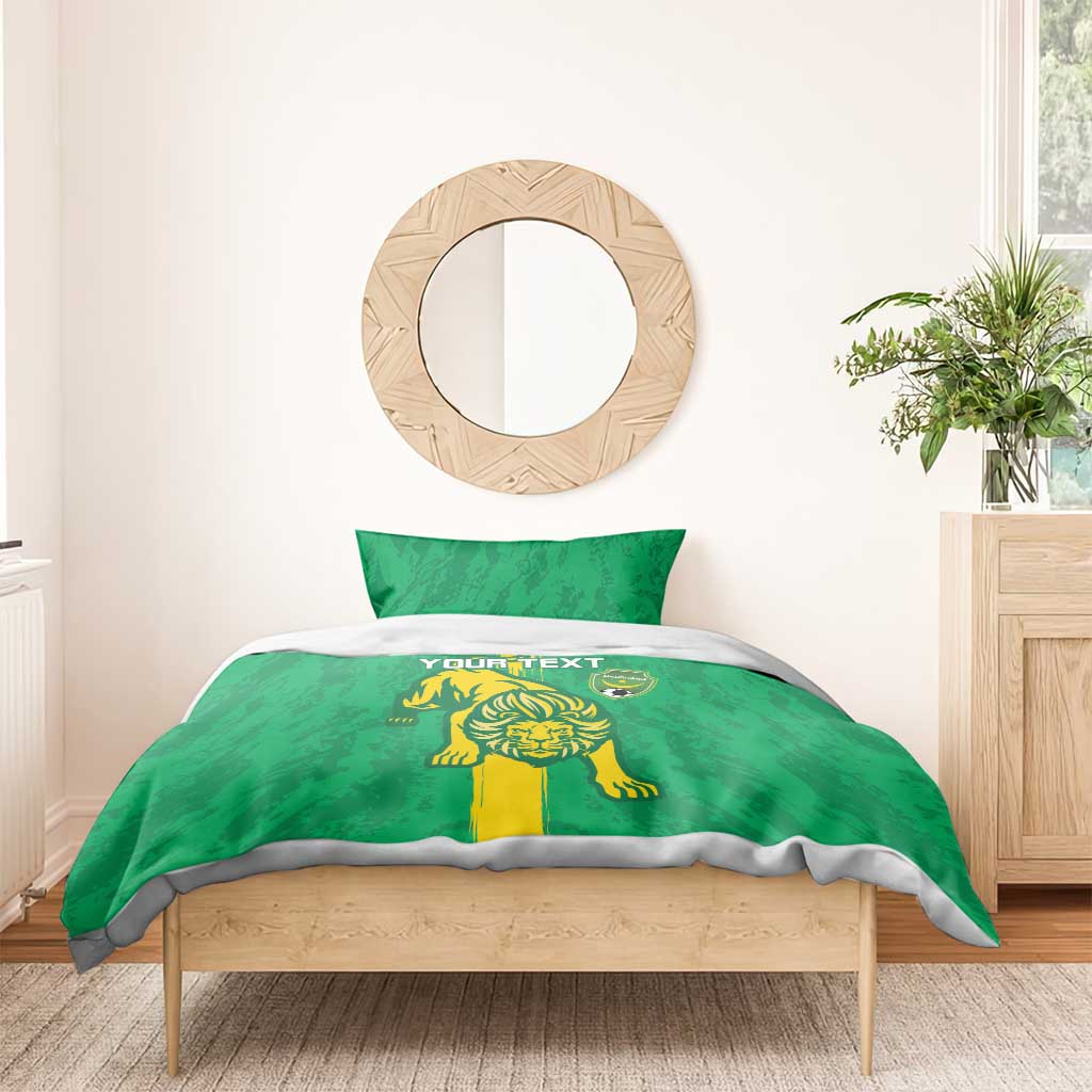 Custom Mauritania Football Bedding Set Go Lions of Chinguetti LT15