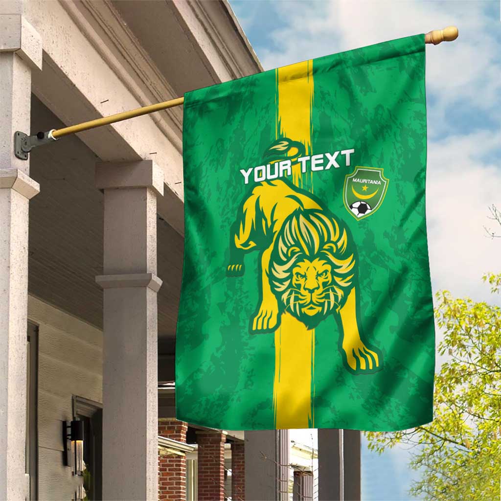 Custom Mauritania Football Garden Flag Go Lions of Chinguetti LT15