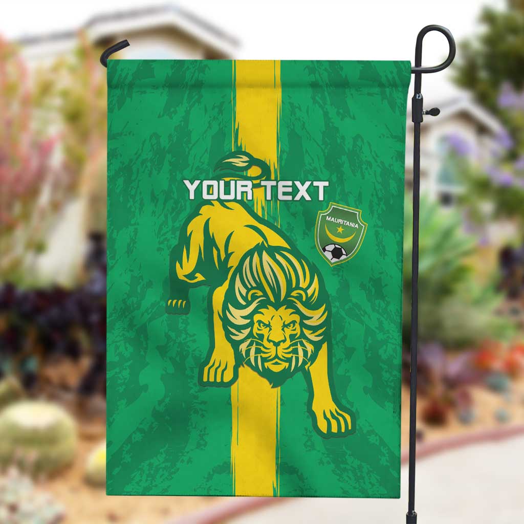 Custom Mauritania Football Garden Flag Go Lions of Chinguetti LT15