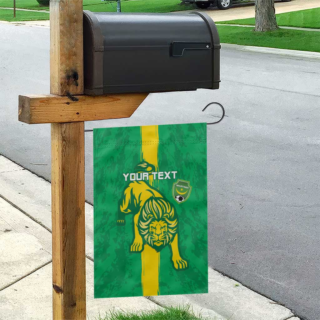 Custom Mauritania Football Garden Flag Go Lions of Chinguetti LT15