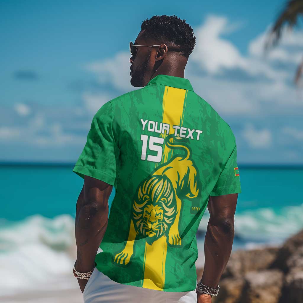 Custom Mauritania Football Hawaiian Shirt Go Lions of Chinguetti LT15