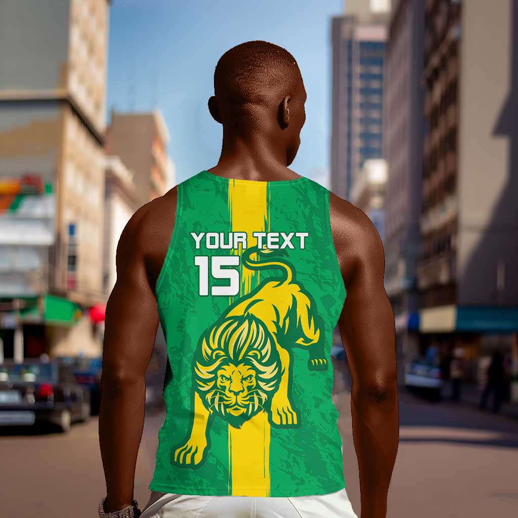 Custom Mauritania Football Men Tank Top Go Lions of Chinguetti LT15