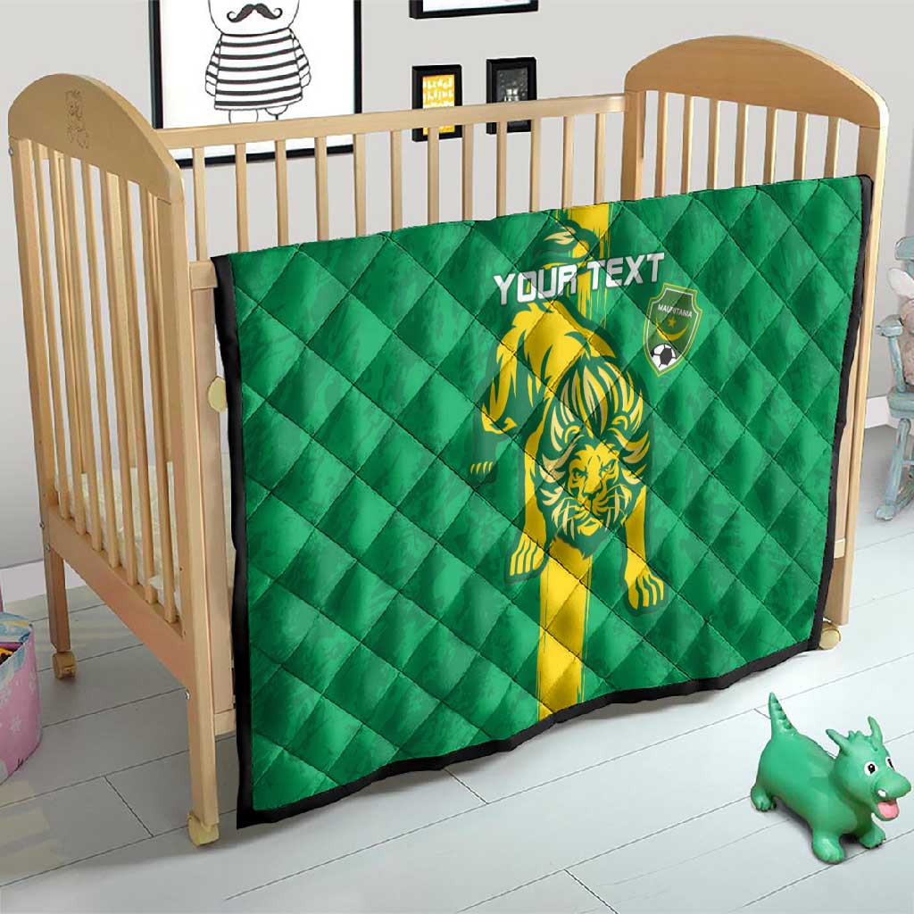 Custom Mauritania Football Quilt Go Lions of Chinguetti LT15