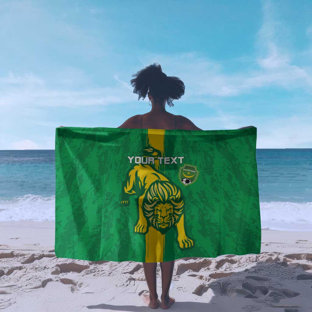 Custom Mauritania Football Sarong Go Lions of Chinguetti LT15