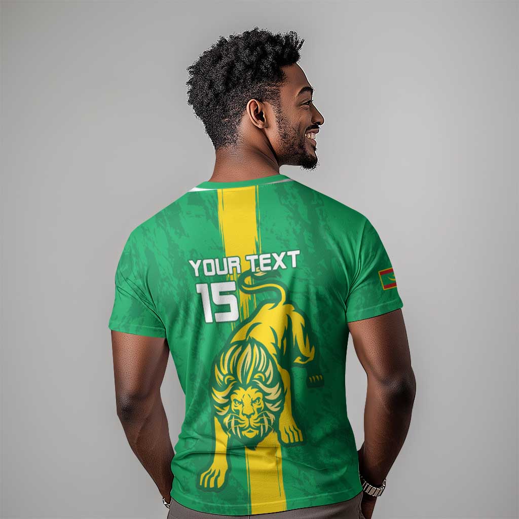 Custom Mauritania Football T shirt Go Lions of Chinguetti LT15