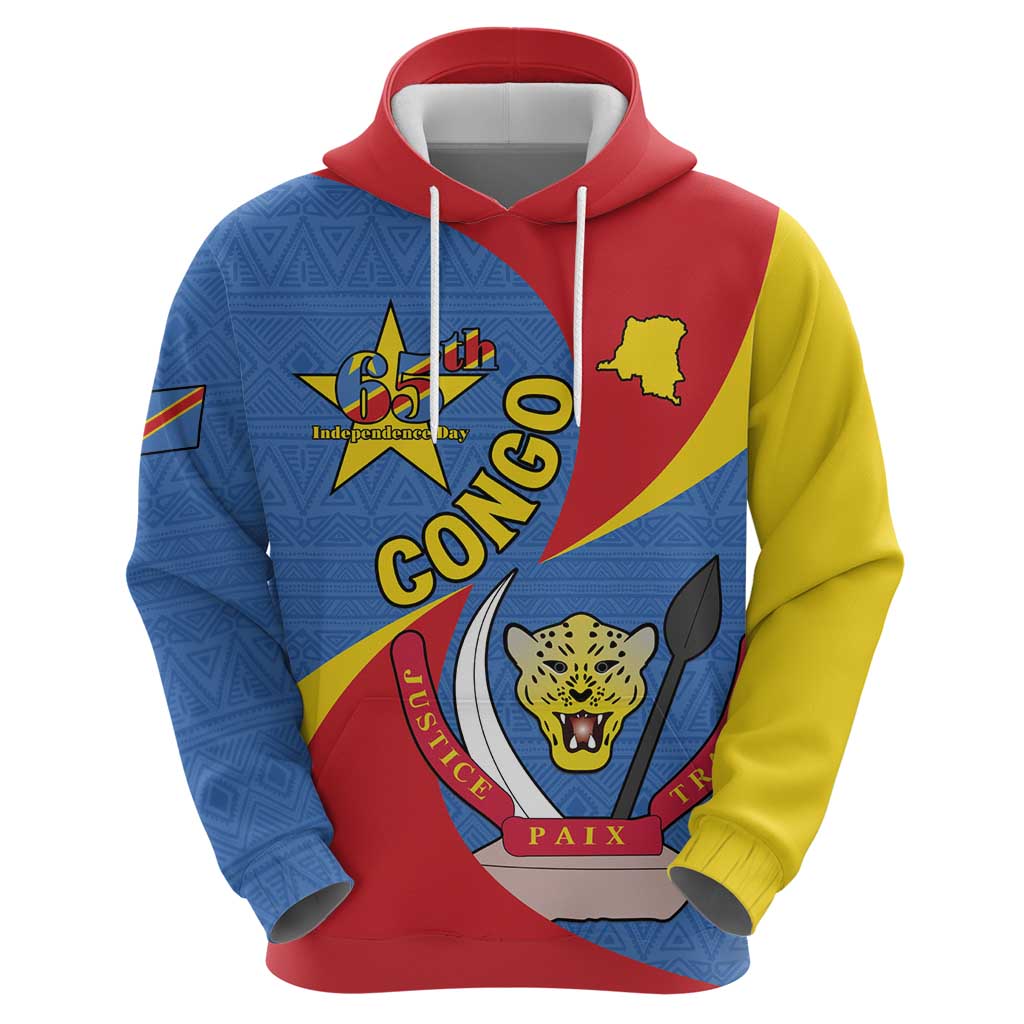 Congo-Kinshasa Hoodie 65th Anniversary Of Independence LT15
