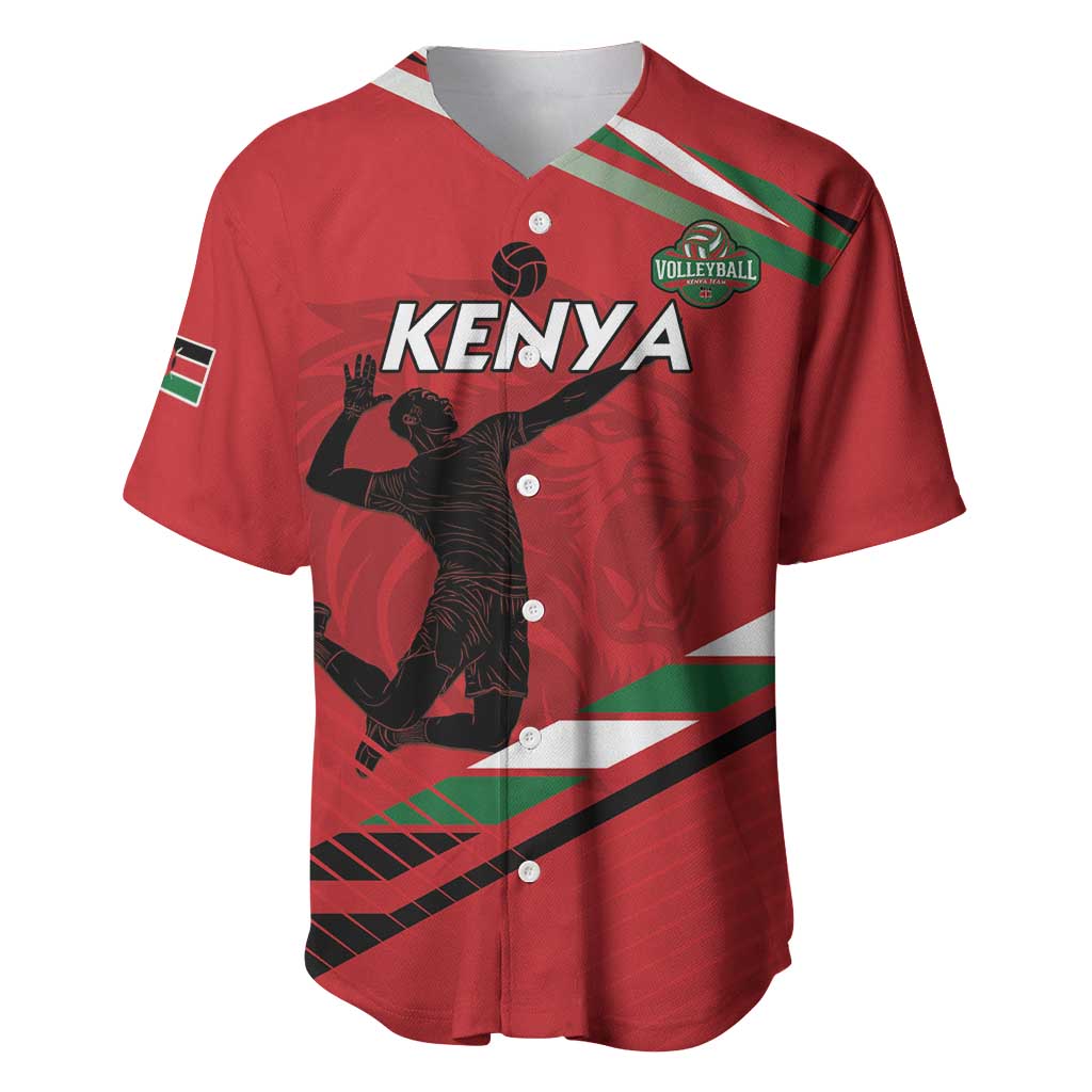 Custom Kenya Volleyball Baseball Jersey Go Champions LT15