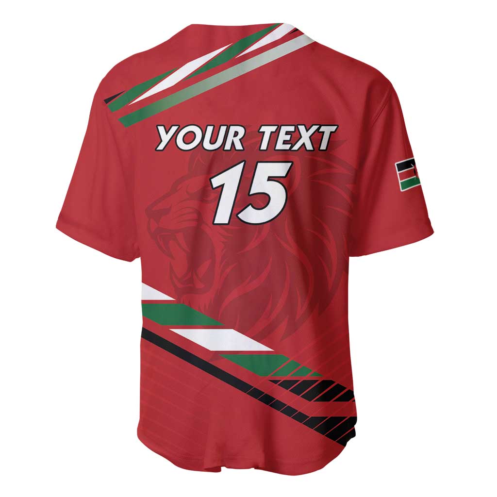 Custom Kenya Volleyball Baseball Jersey Go Champions LT15