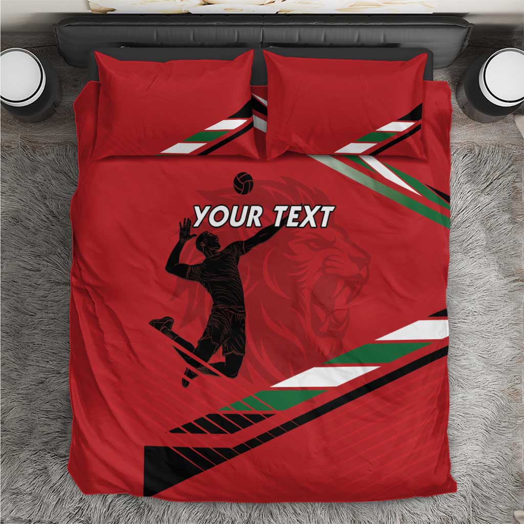 Custom Kenya Volleyball Bedding Set Go Champions LT15