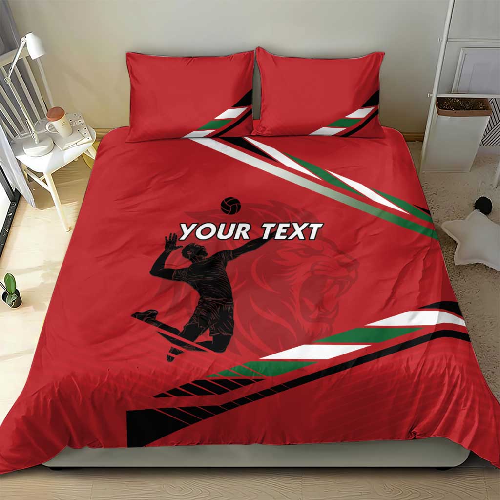 Custom Kenya Volleyball Bedding Set Go Champions LT15