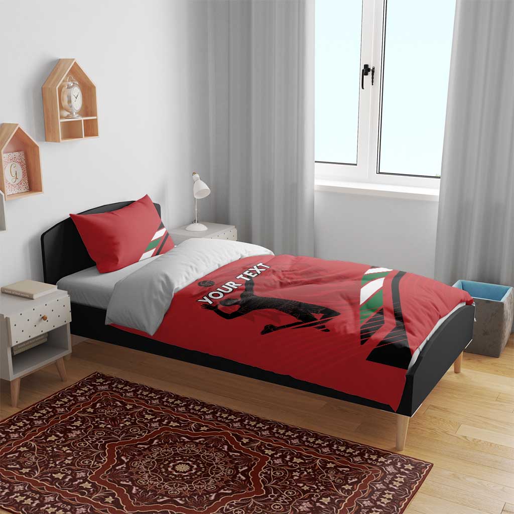 Custom Kenya Volleyball Bedding Set Go Champions LT15