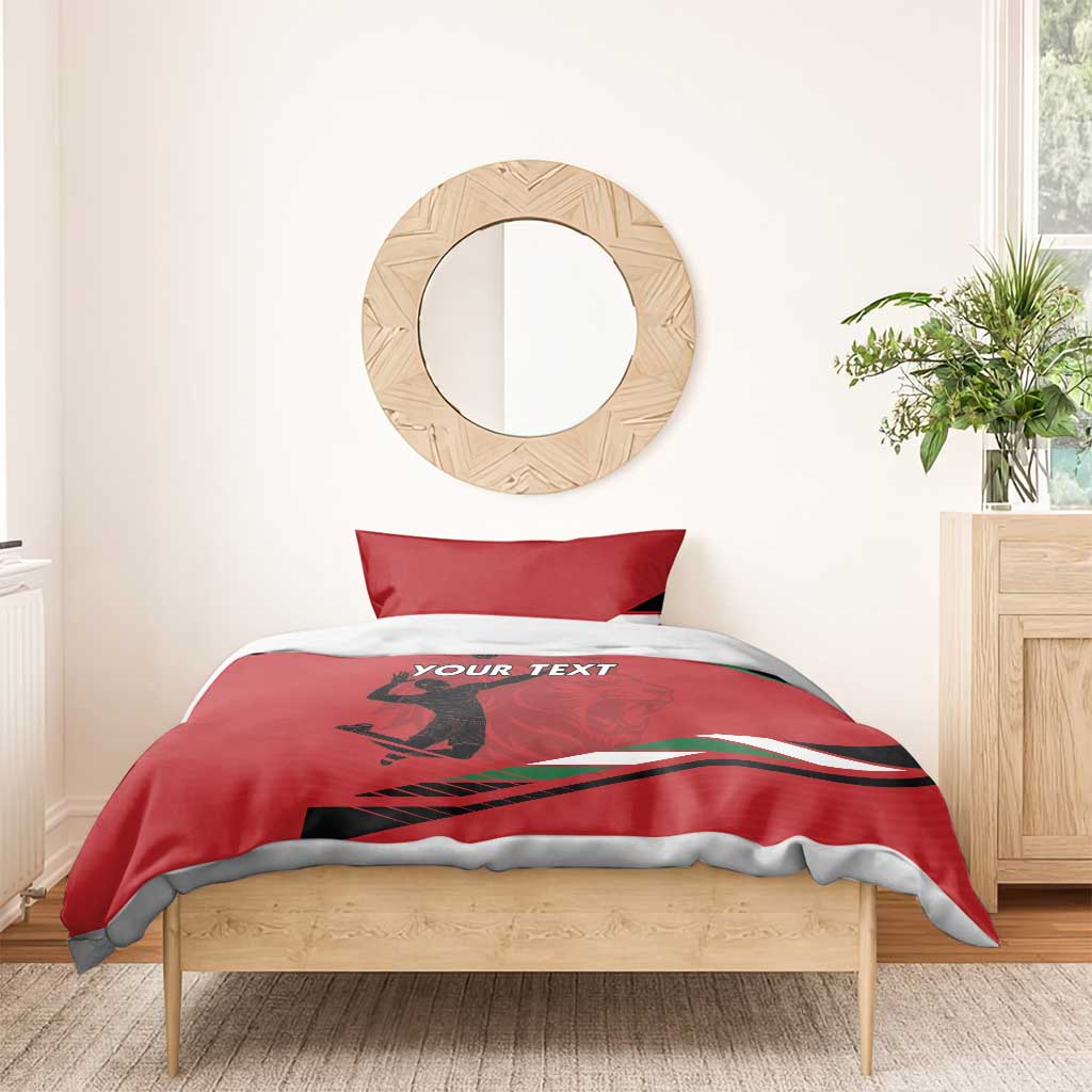 Custom Kenya Volleyball Bedding Set Go Champions LT15