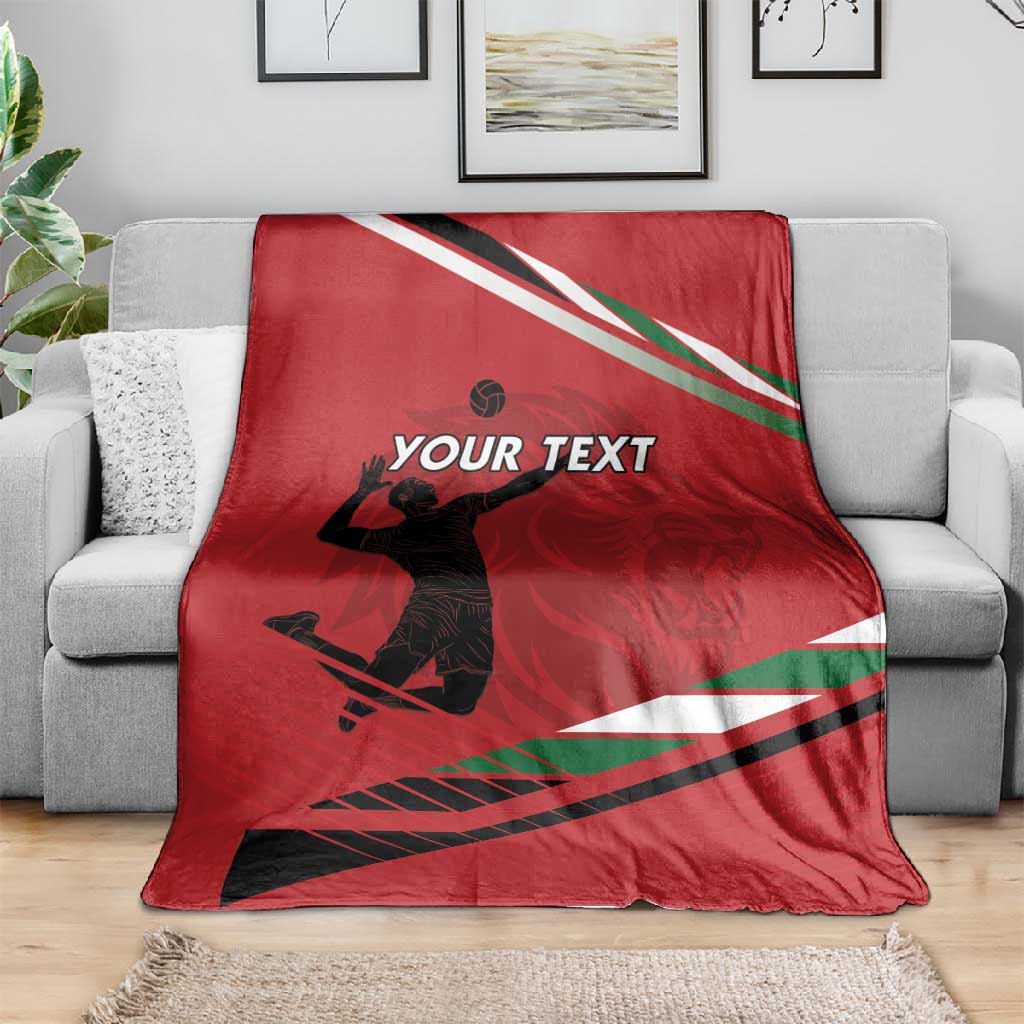 Custom Kenya Volleyball Blanket Go Champions LT15