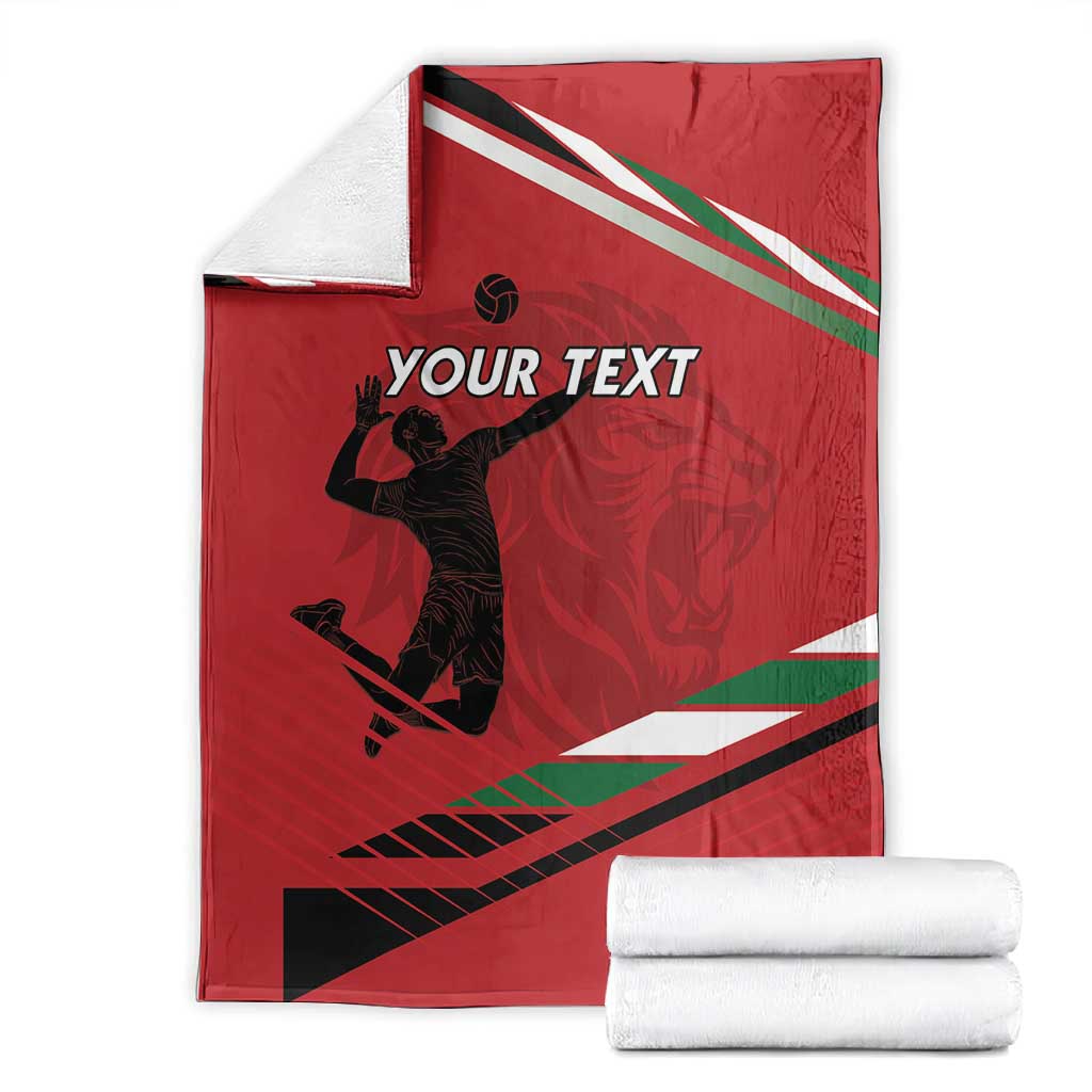 Custom Kenya Volleyball Blanket Go Champions LT15