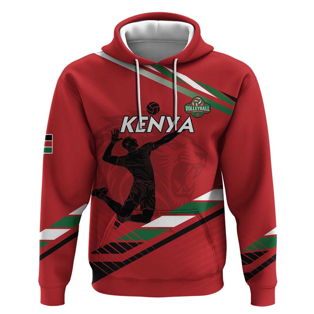 Custom Kenya Volleyball Hoodie We Are Champions LT15