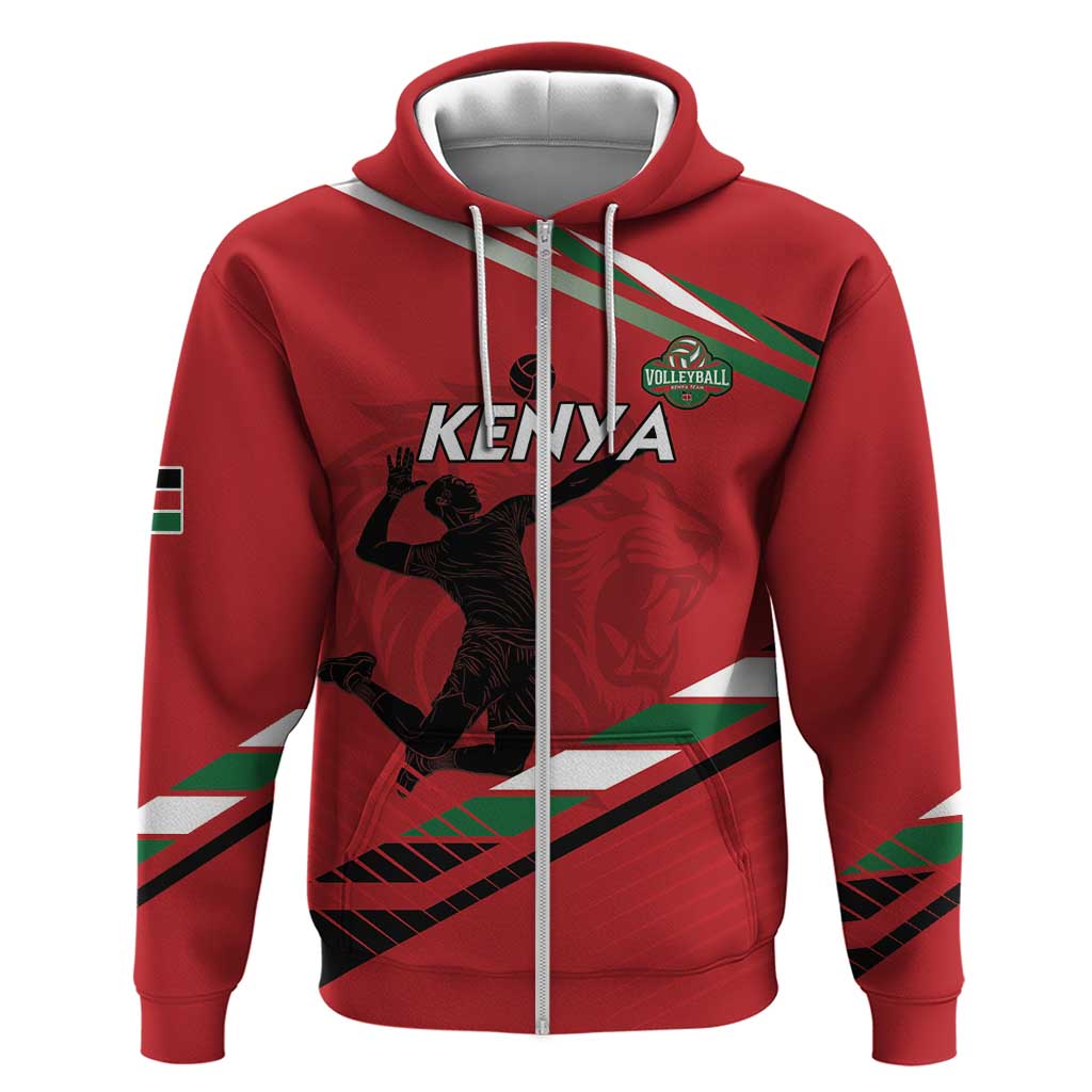 Custom Kenya Volleyball Hoodie We Are Champions LT15