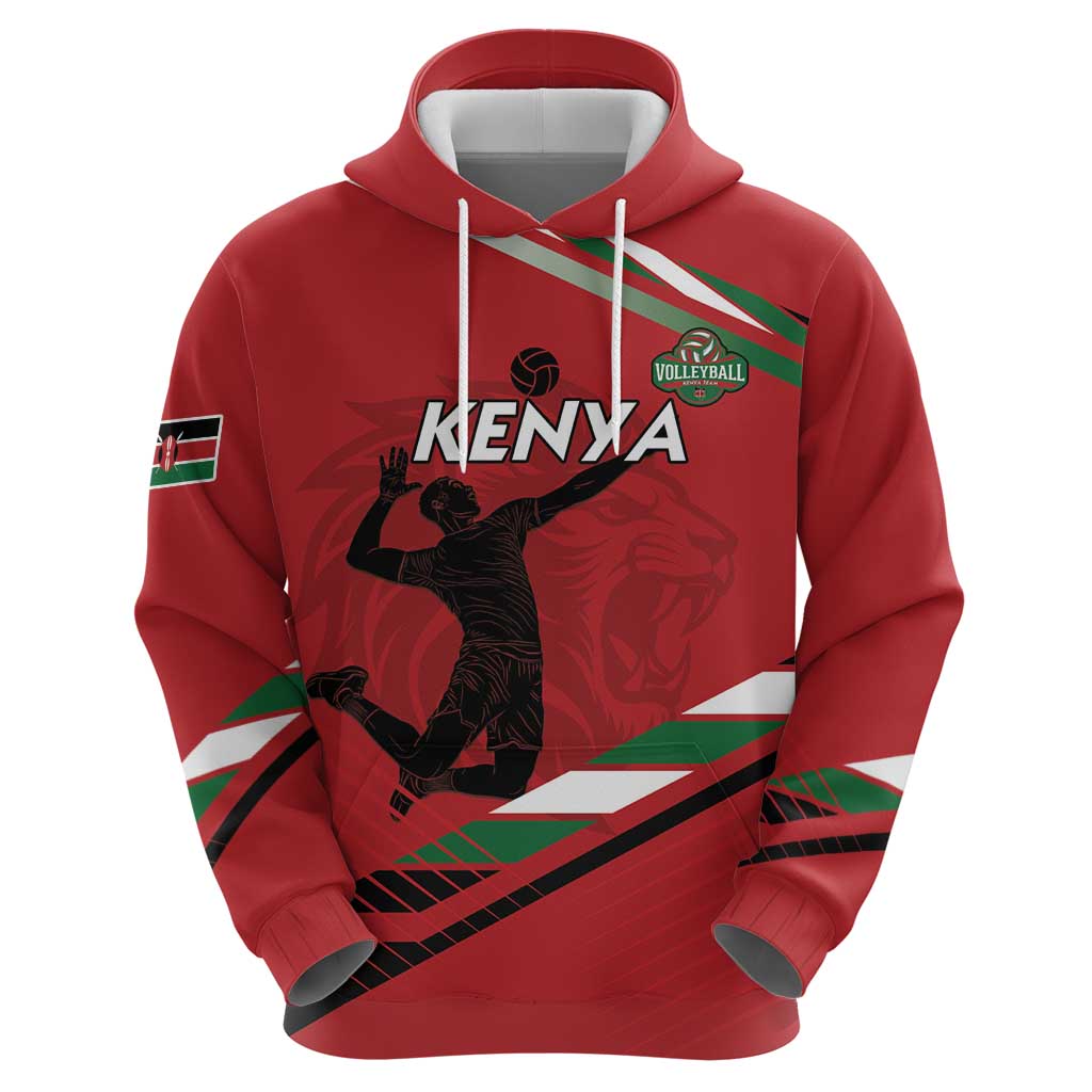 Custom Kenya Volleyball Hoodie We Are Champions LT15