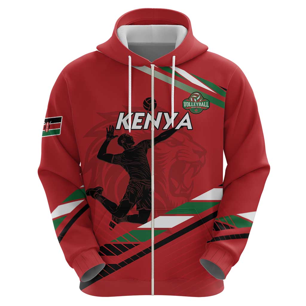 Custom Kenya Volleyball Hoodie We Are Champions LT15