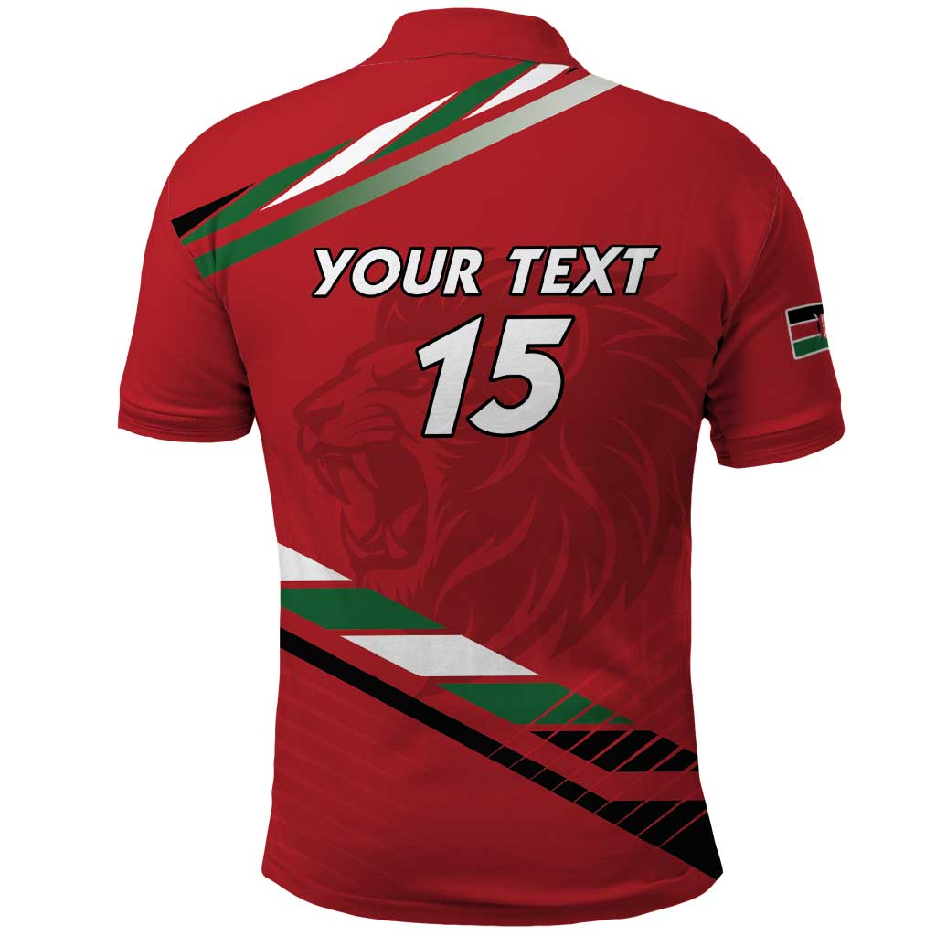 Custom Kenya Volleyball Polo Shirt We Are Champions LT15