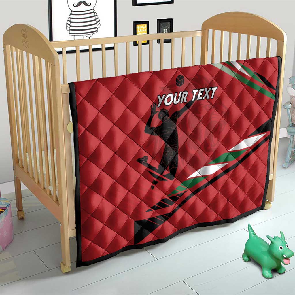 Custom Kenya Volleyball Quilt Go Champions LT15