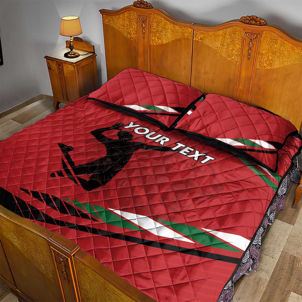 Custom Kenya Volleyball Quilt Bed Set Go Champions LT15