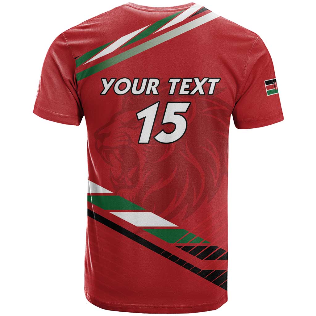 Custom Kenya Volleyball T shirt Go Champions LT15