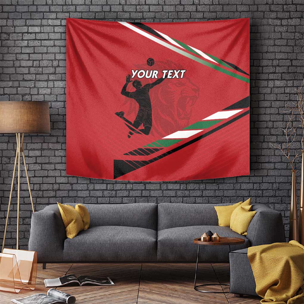 Custom Kenya Volleyball Tapestry Go Champions LT15