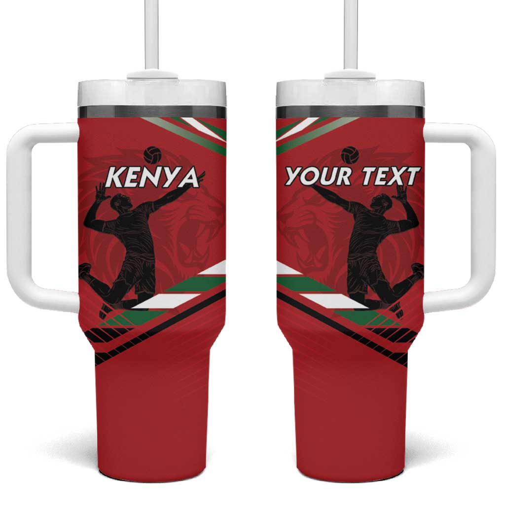 Custom Kenya Volleyball Tumbler With Handle Go Champions LT15