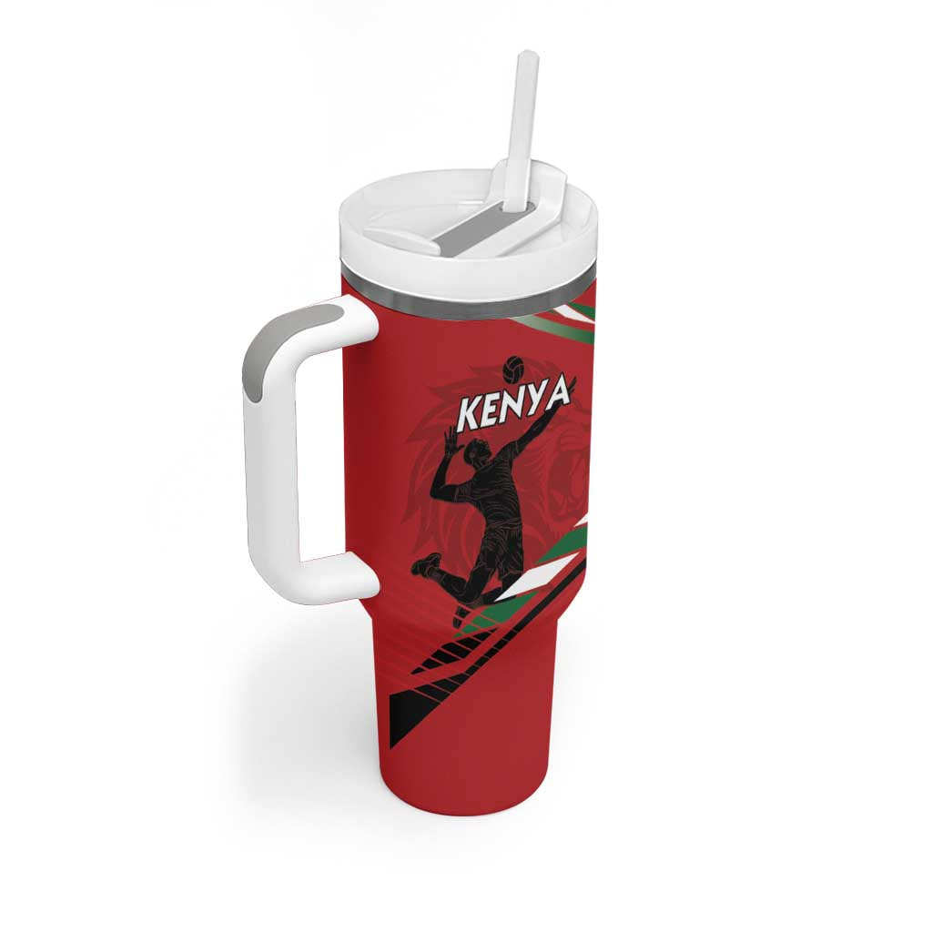 Custom Kenya Volleyball Tumbler With Handle Go Champions LT15