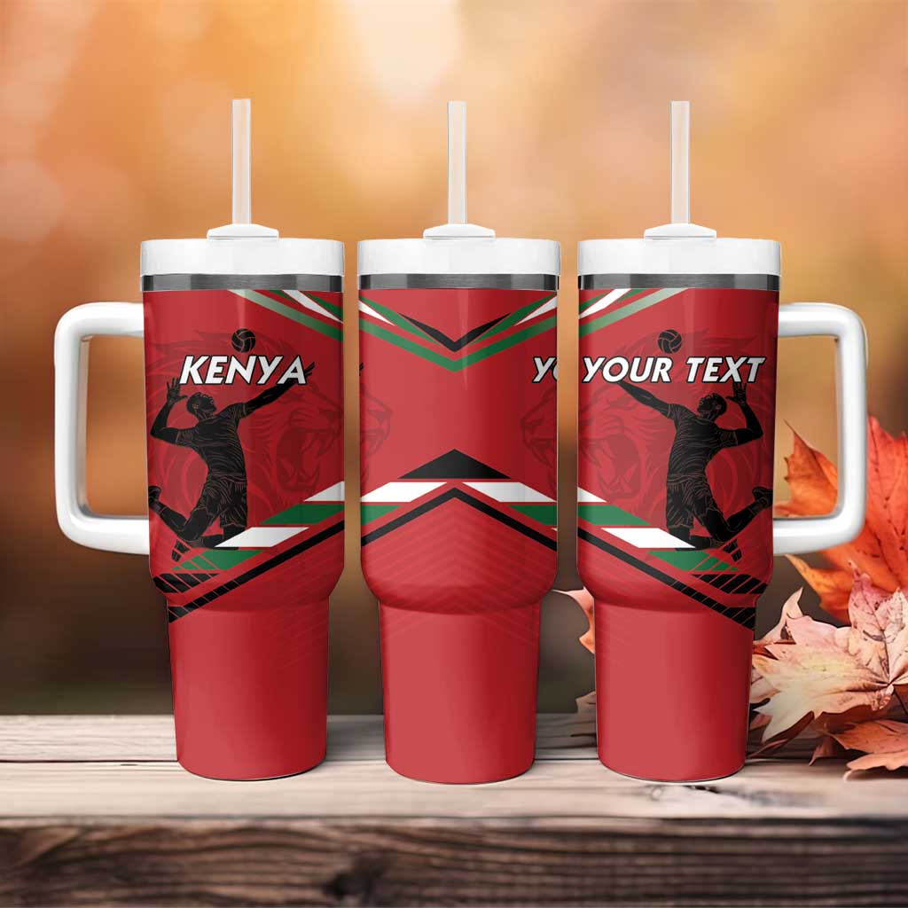 Custom Kenya Volleyball Tumbler With Handle Go Champions LT15