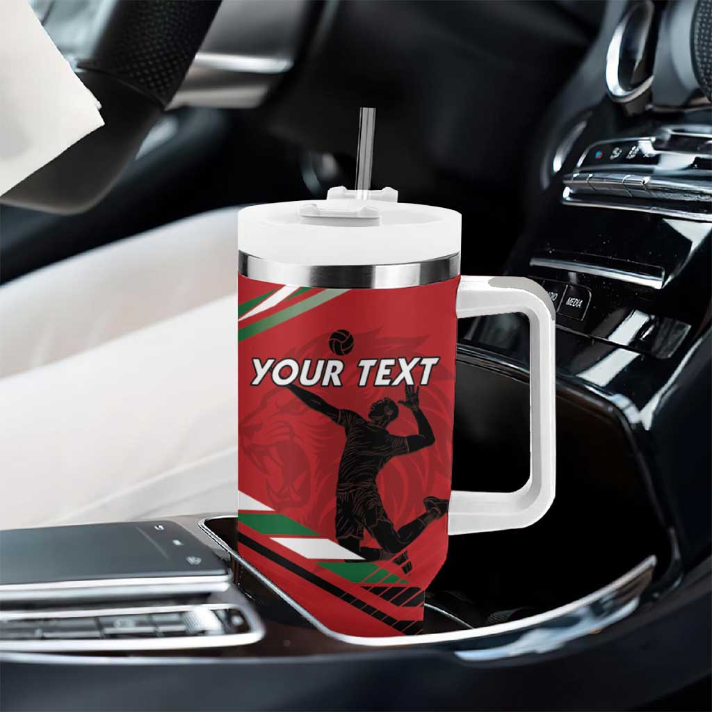 Custom Kenya Volleyball Tumbler With Handle Go Champions LT15