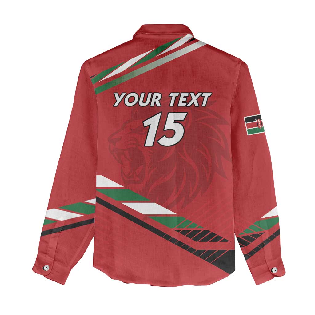 Custom Kenya Volleyball Women Casual Shirt Go Champions LT15
