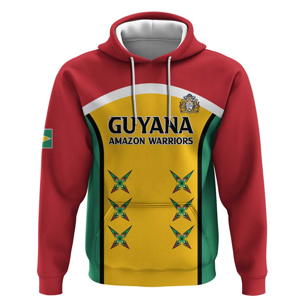 Custom Guyana Cricket Hoodie Come On Amazon Warriors LT15
