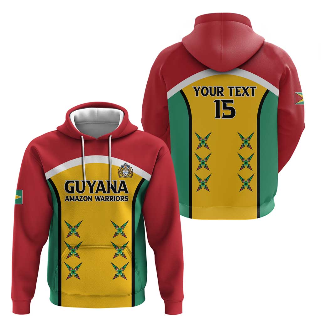 Custom Guyana Cricket Hoodie Come On Amazon Warriors LT15