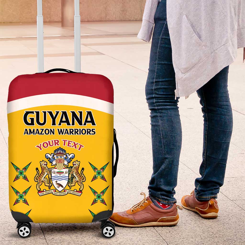 Custom Guyana Cricket Luggage Cover Come On Amazon Warriors LT15