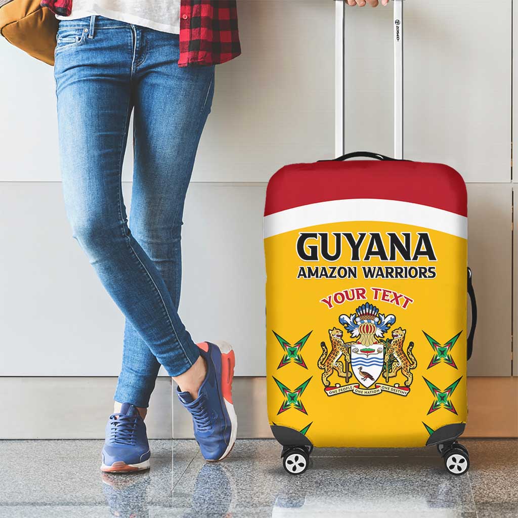 Custom Guyana Cricket Luggage Cover Come On Amazon Warriors LT15