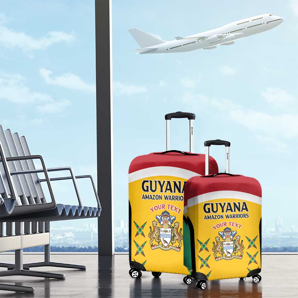 Custom Guyana Cricket Luggage Cover Come On Amazon Warriors LT15