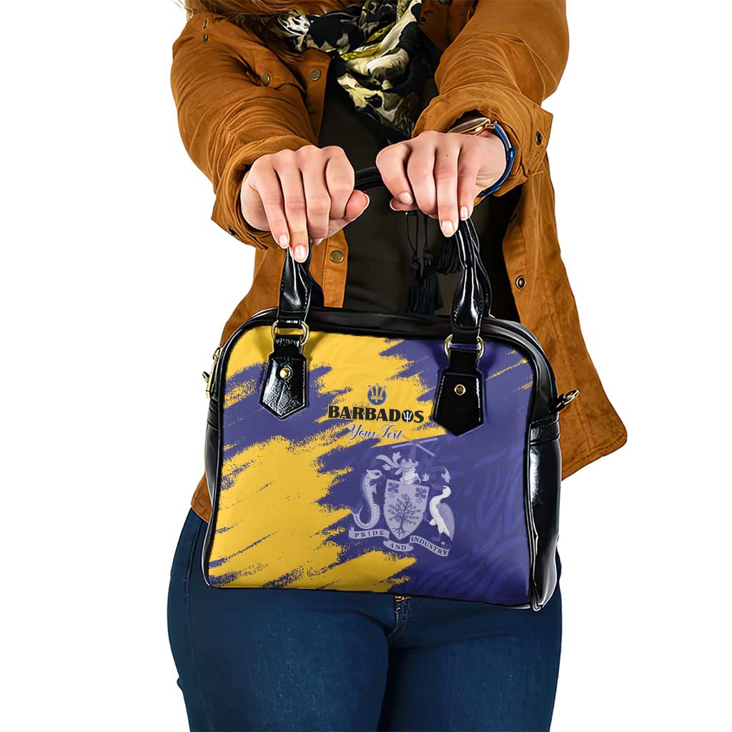 Custom Barbados Royals Cricket Shoulder Handbag Coat Of Arms Flag Style LT15