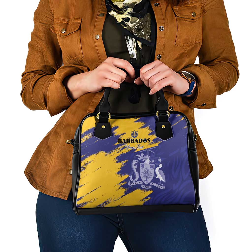 Custom Barbados Royals Cricket Shoulder Handbag Coat Of Arms Flag Style LT15