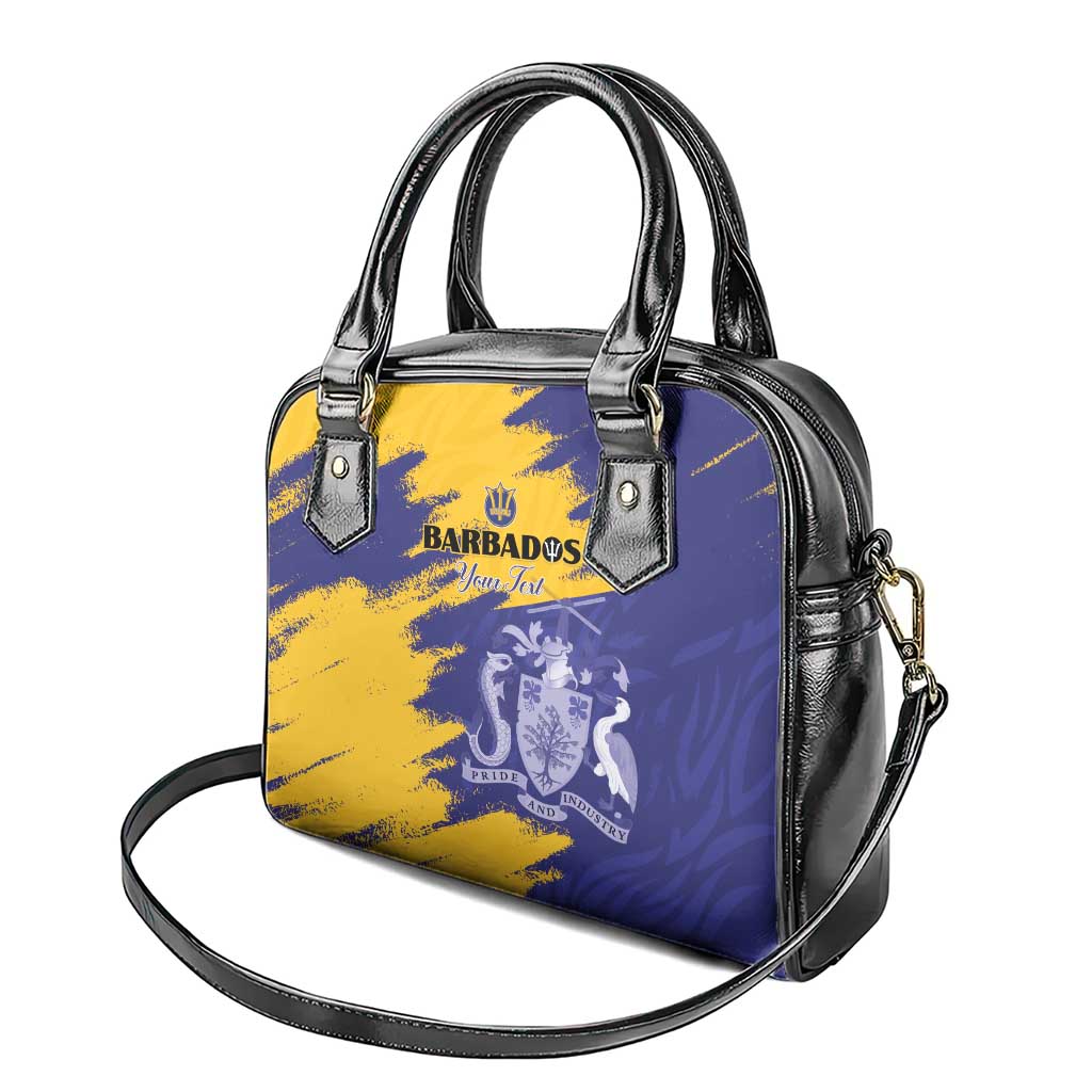 Custom Barbados Royals Cricket Shoulder Handbag Coat Of Arms Flag Style LT15