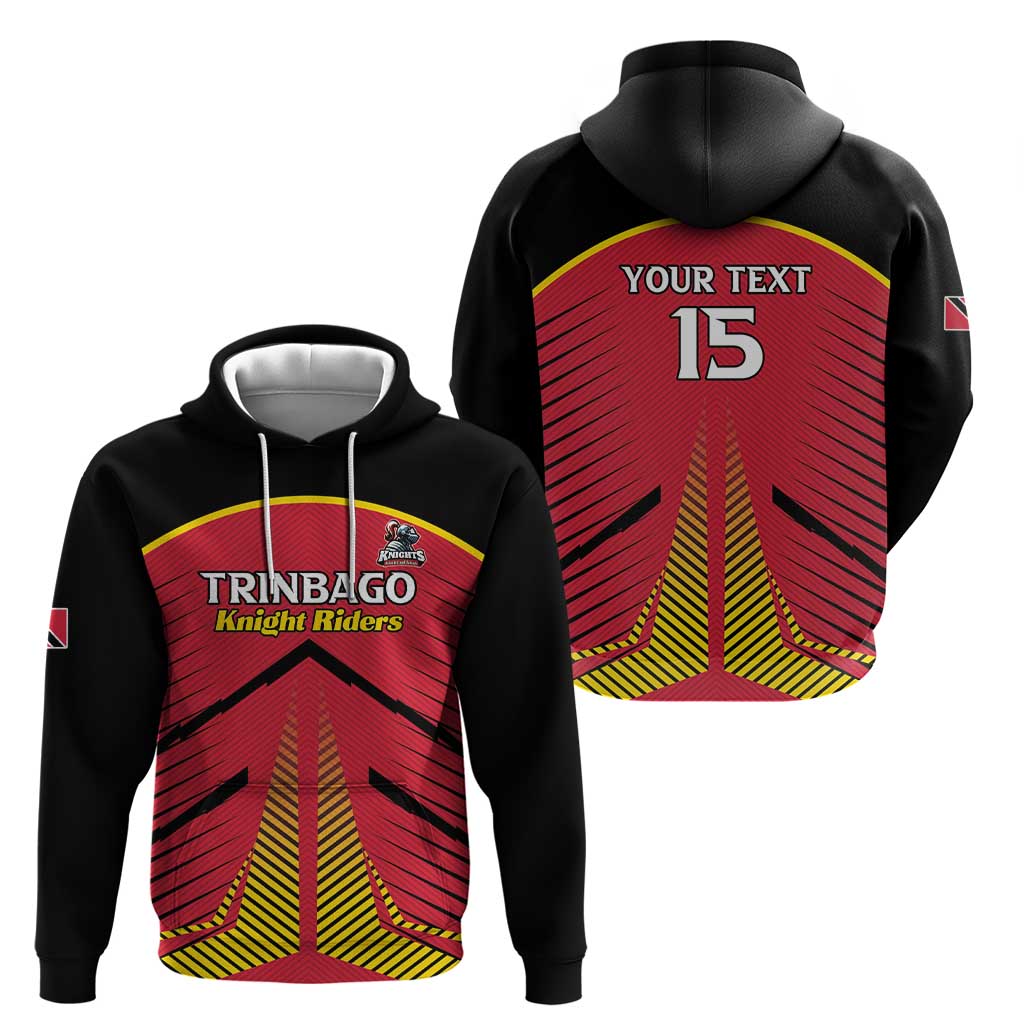 Custom Trinidad and Tobago Cricket Hoodie Wave Yuh Flag - Trinbago Strong LT15