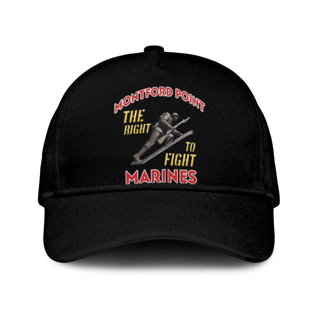 Montford Point Marines Classic Cap The Right To Fight - Black LT15