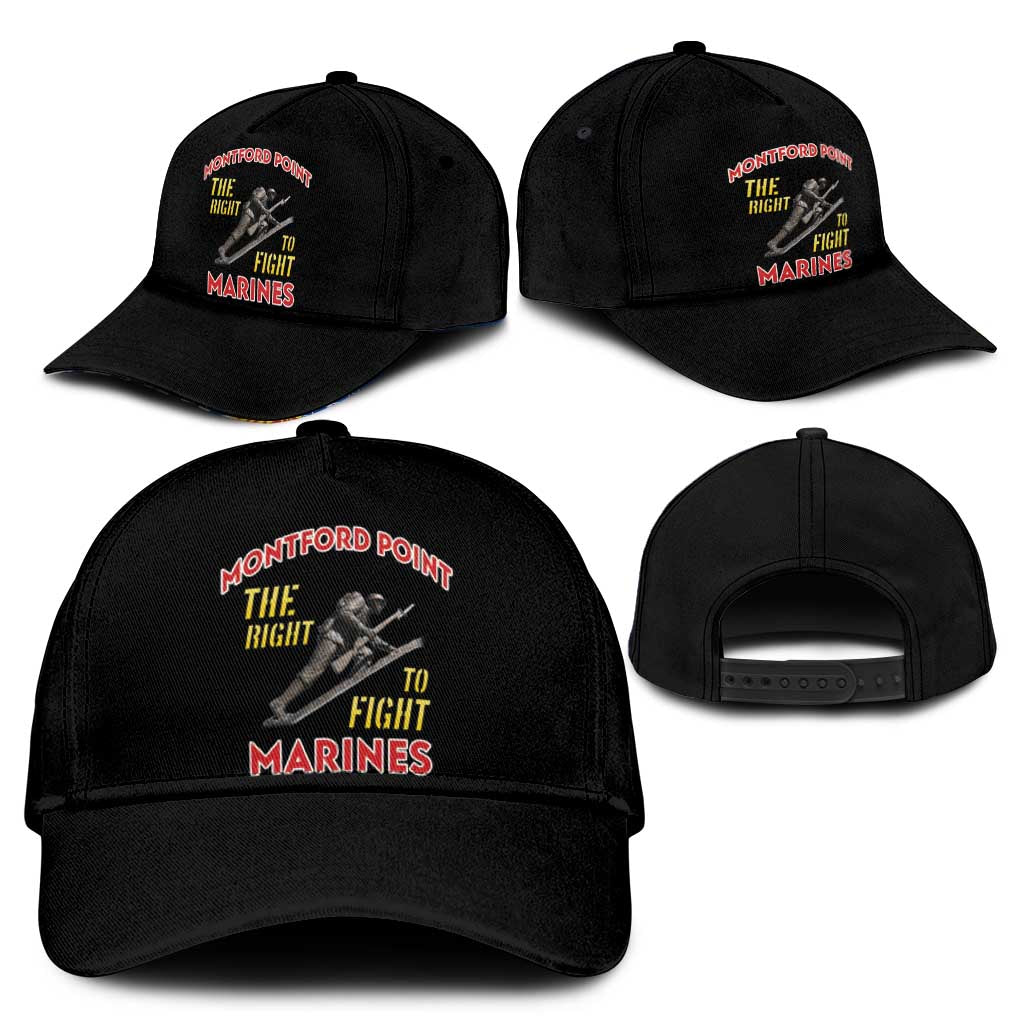 Montford Point Marines Classic Cap The Right To Fight - Black LT15