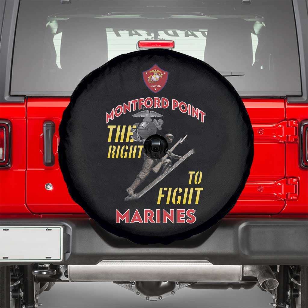 Montford Point Marines Spare Tire Cover The Right To Fight - Black LT15