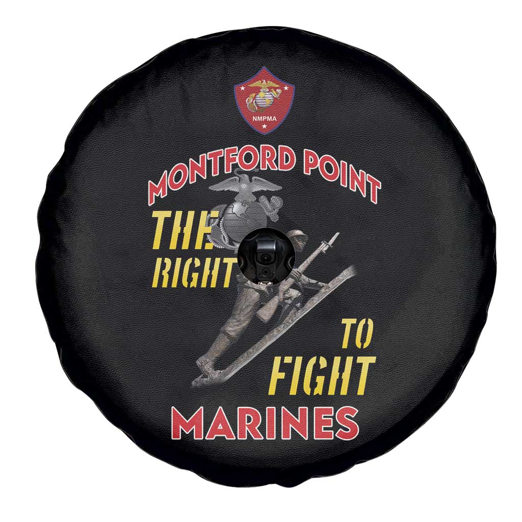 Montford Point Marines Spare Tire Cover The Right To Fight - Black LT15
